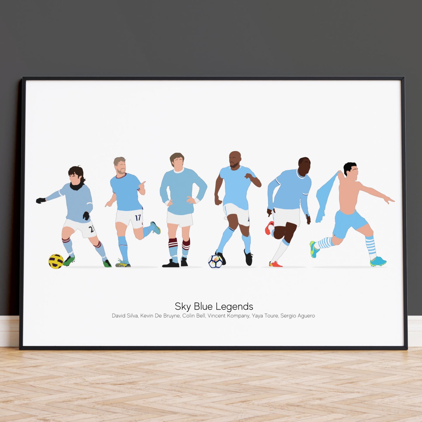Manchester City Legends Print