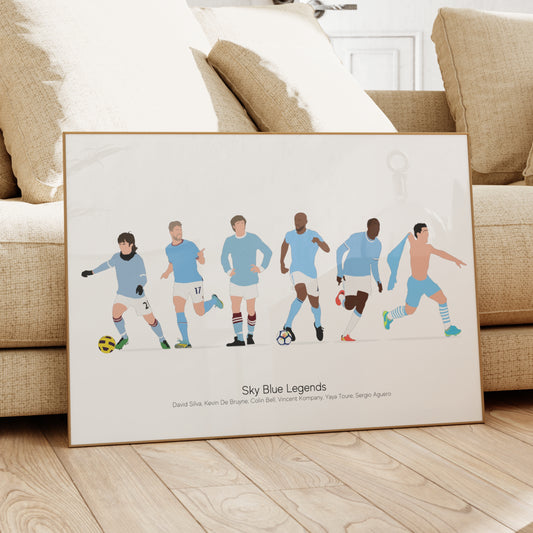 Manchester City Legends Print