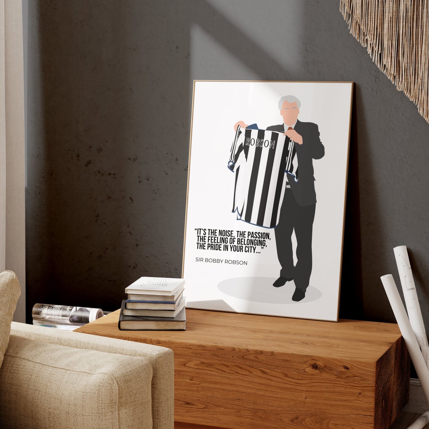 Sir Bobby Robson Newcastle Print