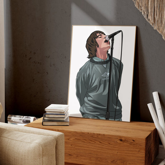 Liam Gallagher Maine Road Print