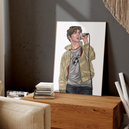 Damon Albarn Blur Print
