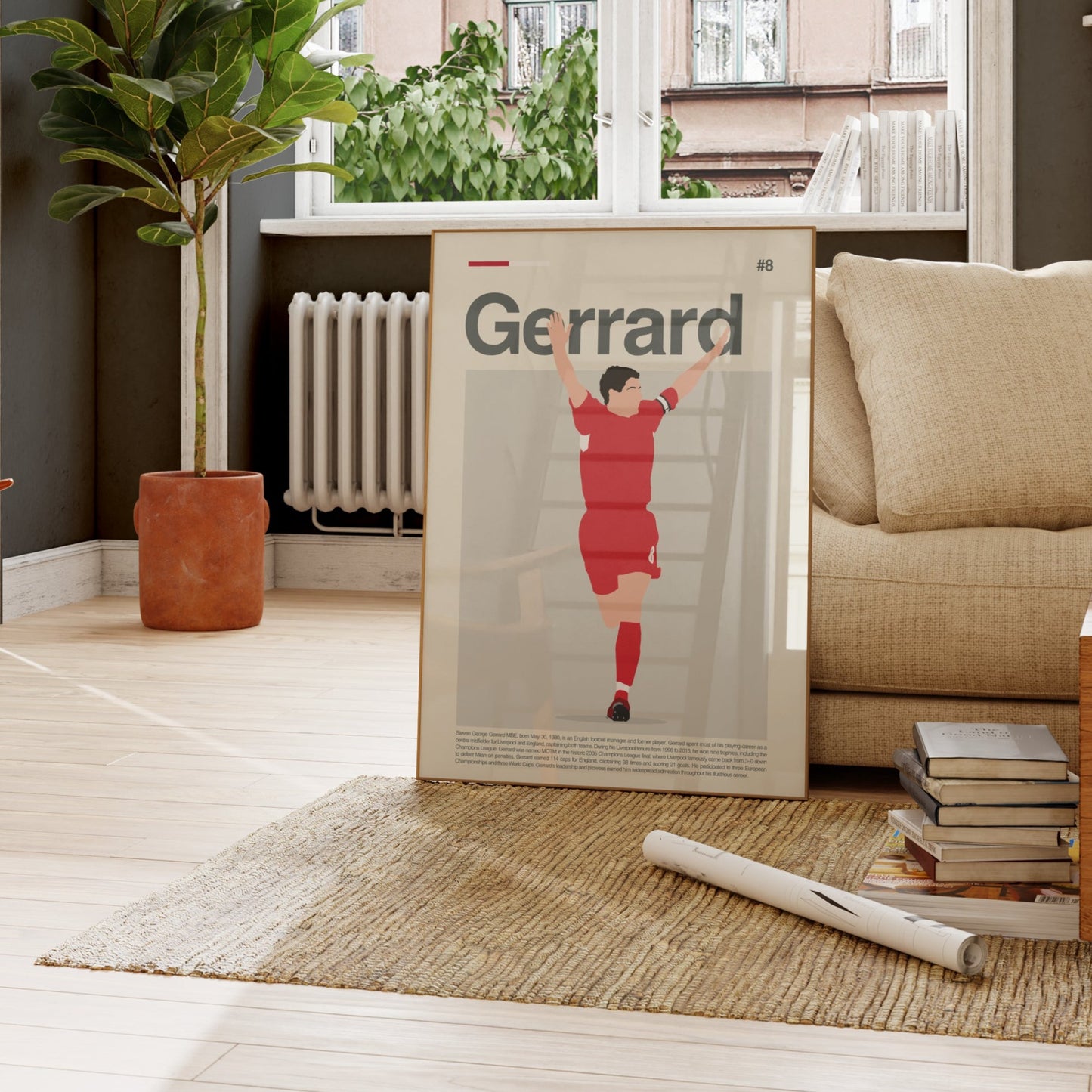 Steven Gerrard Liverpool Print
