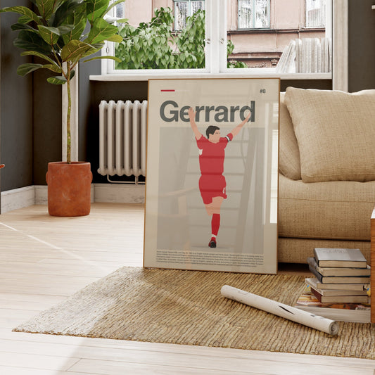 Steven Gerrard Liverpool Print