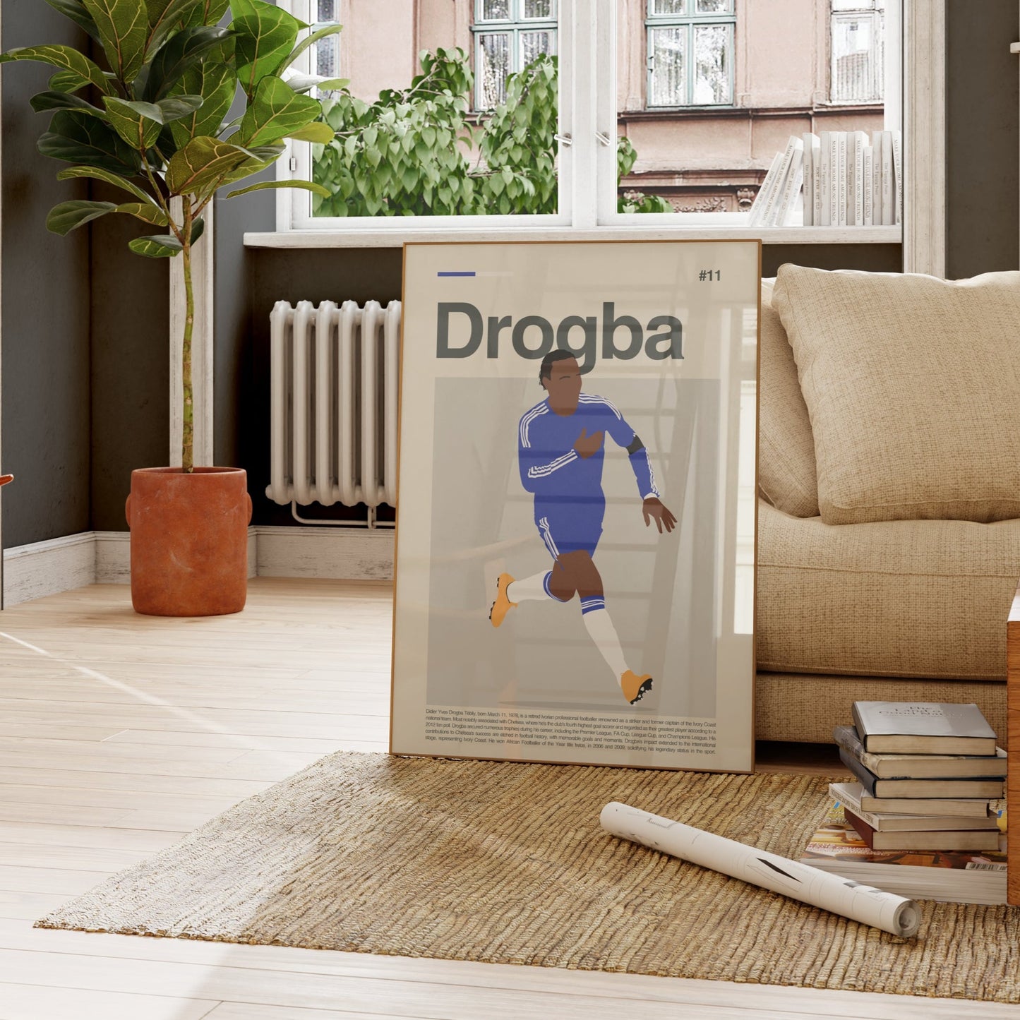 Didier Drogba Chelsea Print