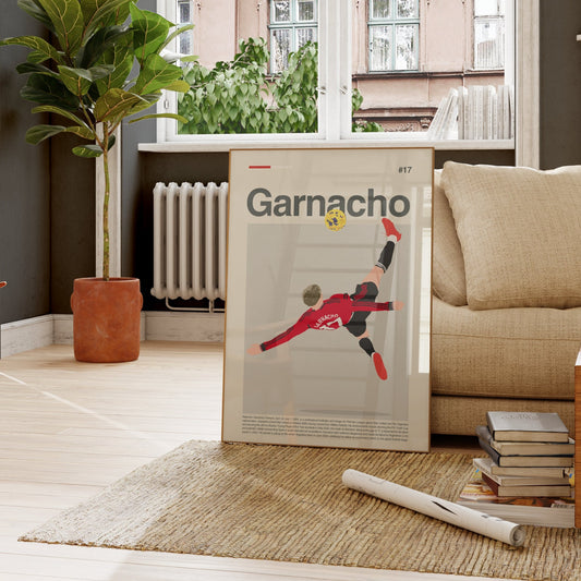 Garnacho Man United Print