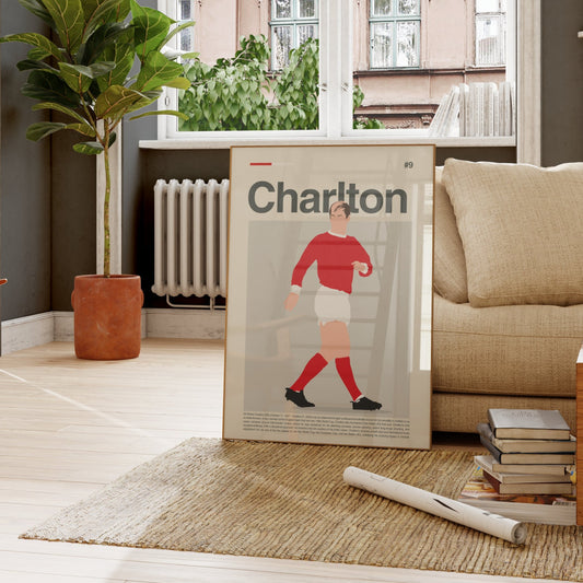 Sir Bobby Charlton Man United Print