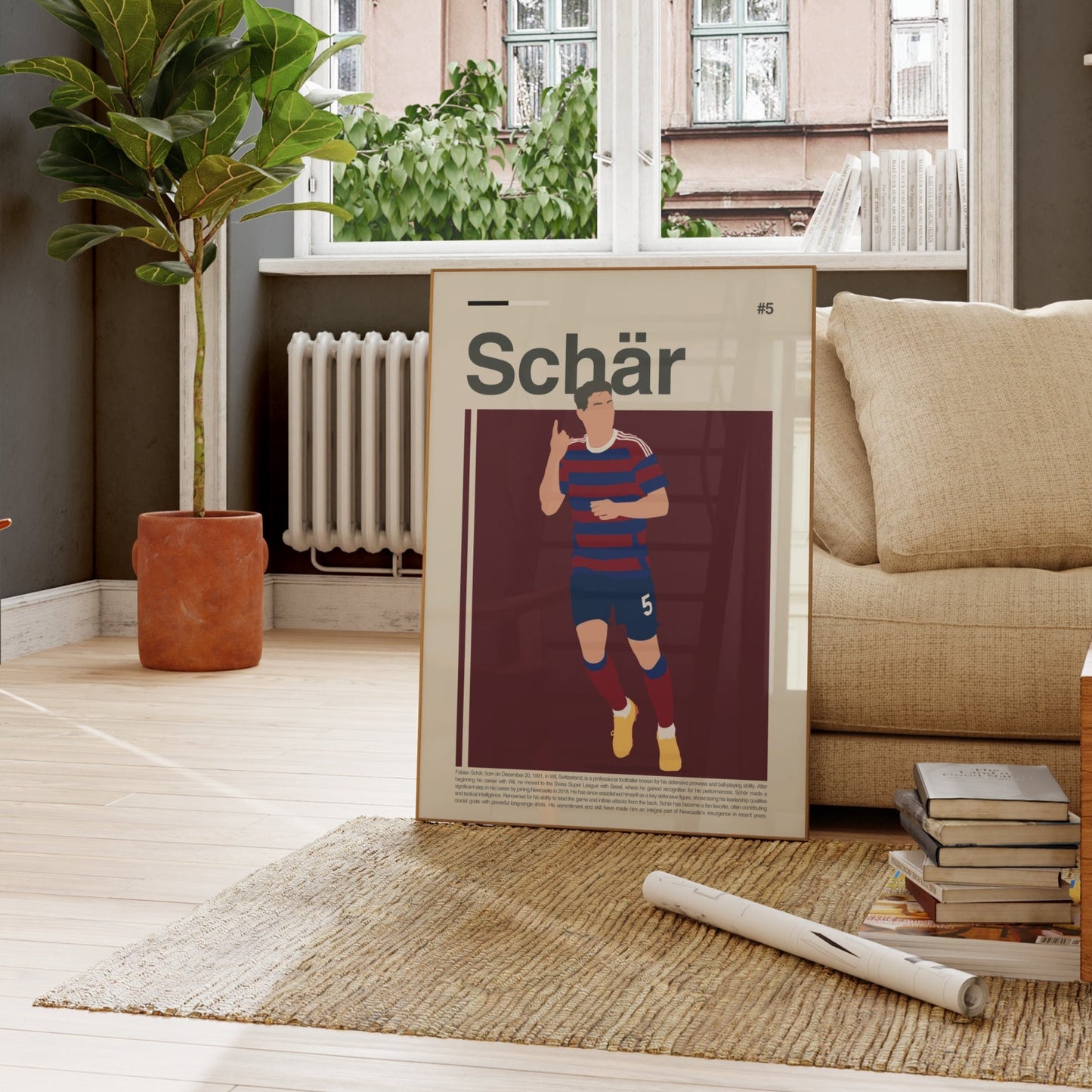 Fabian Schär Newcastle Print