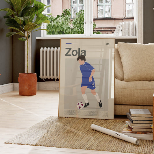 Gianfranco Zola Chelsea Print