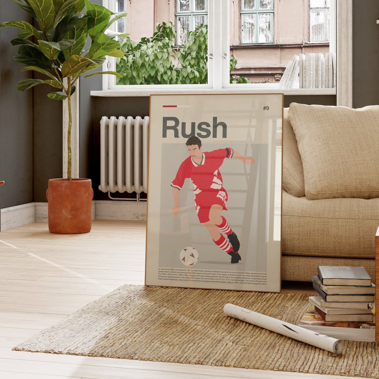 Ian Rush Liverpool Print