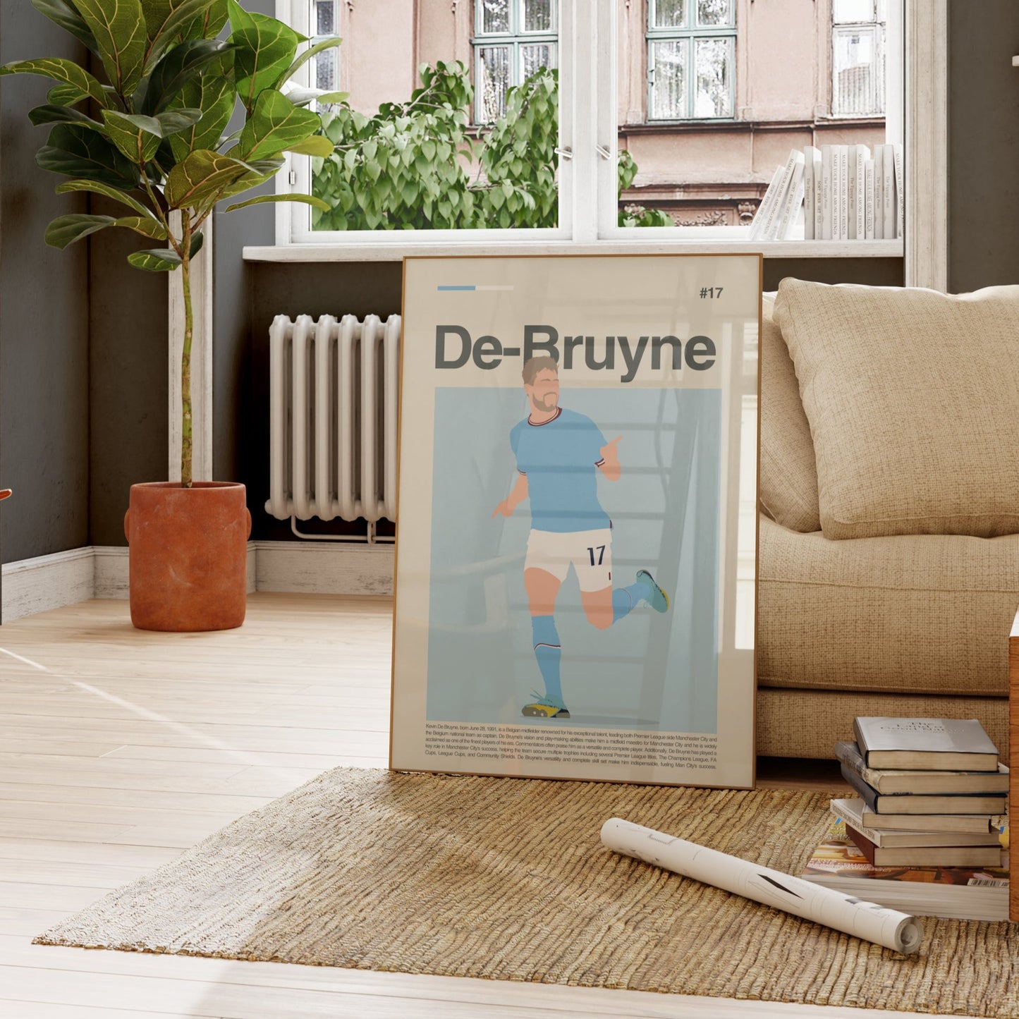 Kevin De Bruyne Man City Print