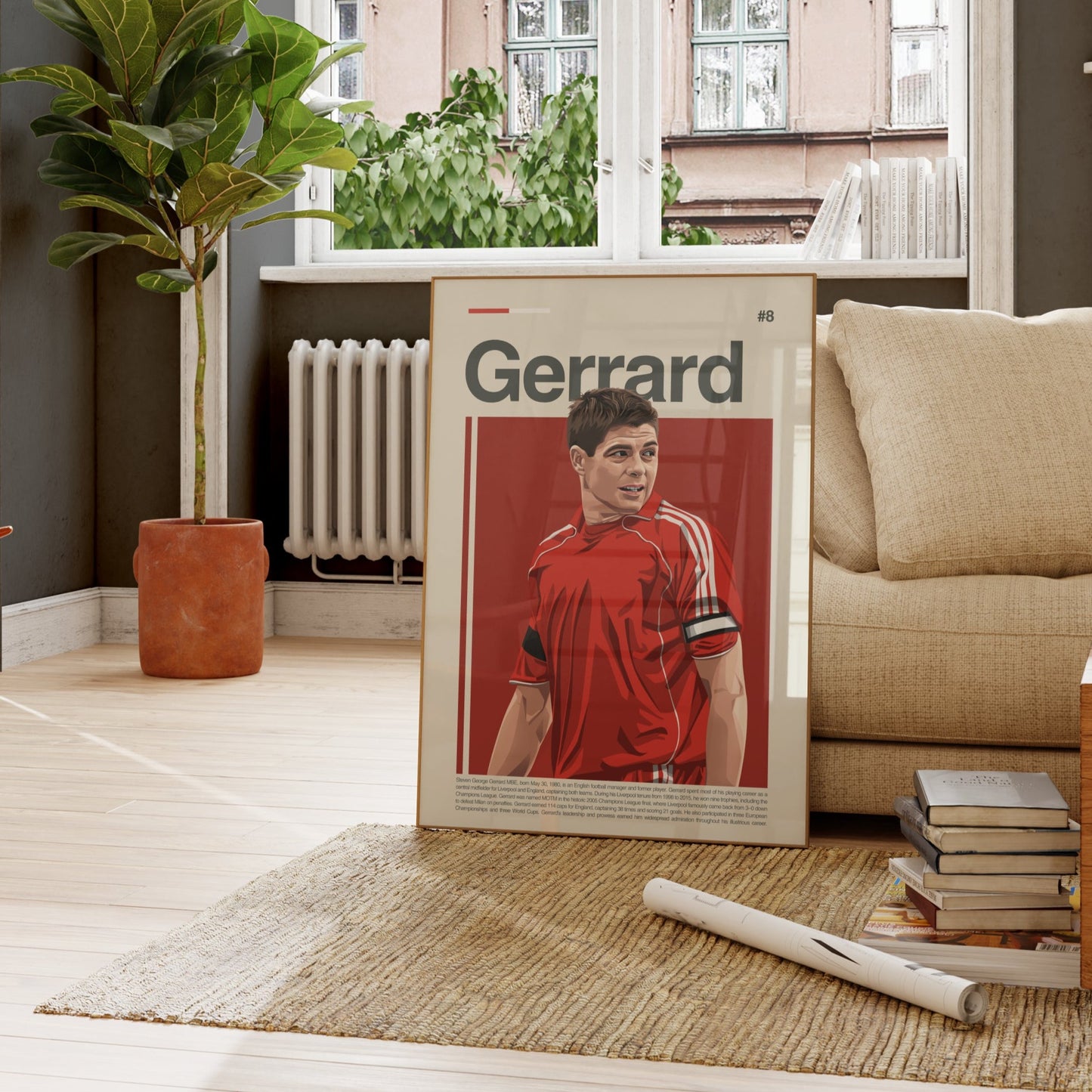 Steven Gerrard Liverpool Print