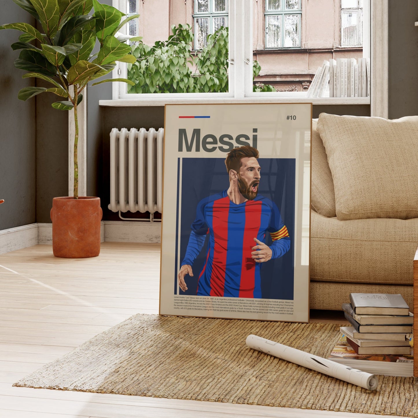 Lionel Messi Barcelona Print