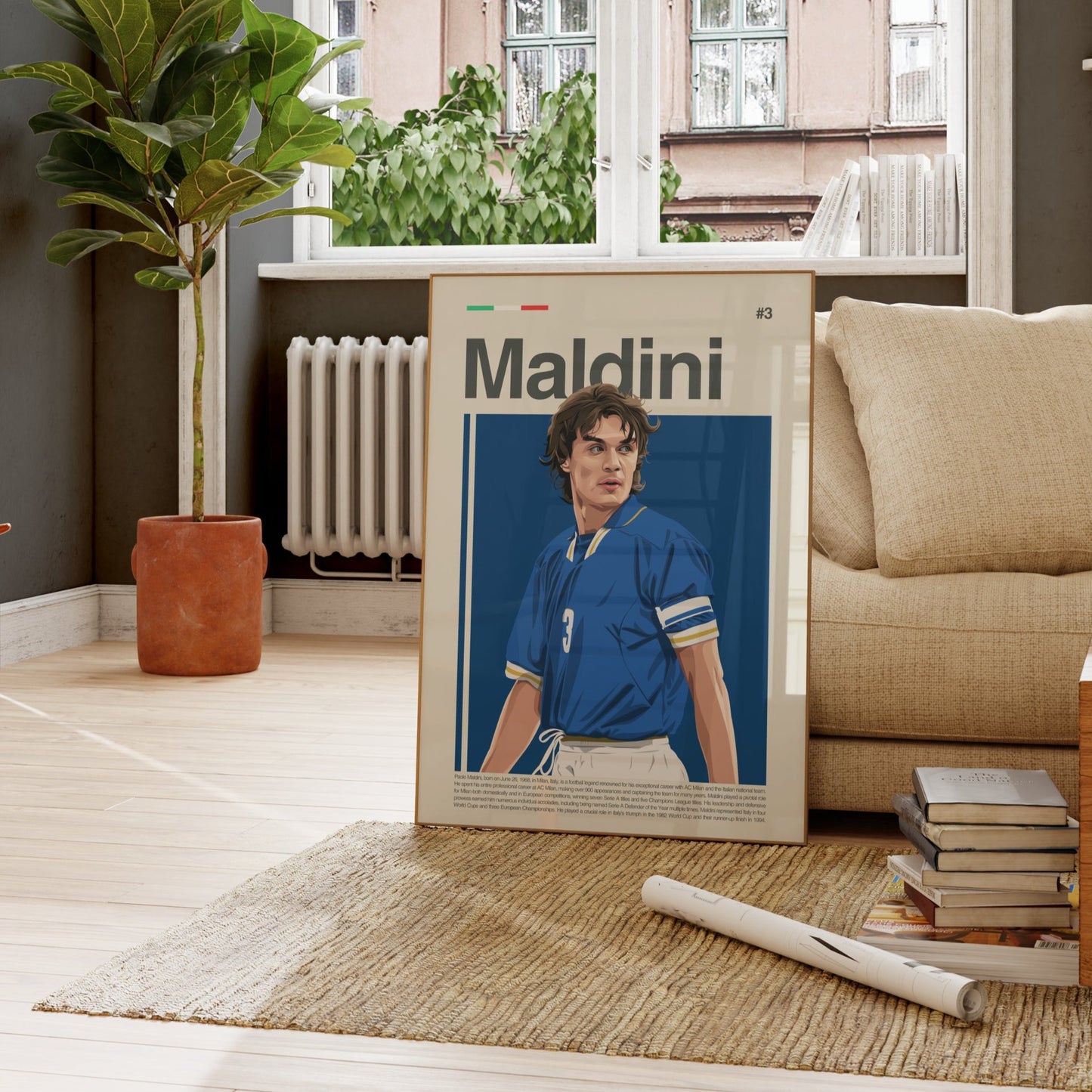 Paolo Maldini Italy Print