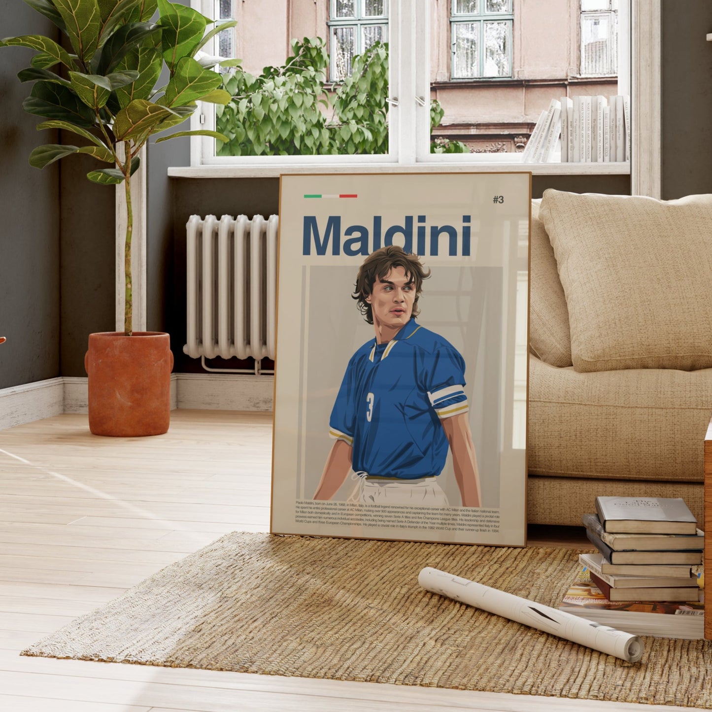 Paolo Maldini Italy Print
