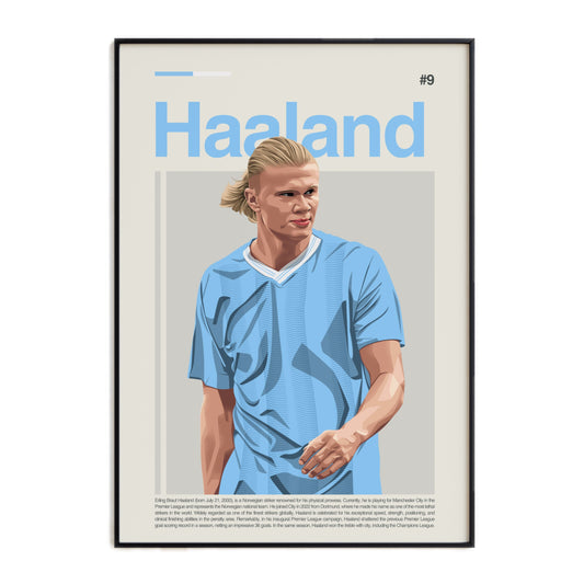 Erling Haaland Manchester City Print