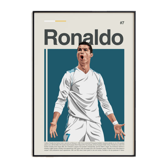 Cristiano Ronaldo Real Madrid Print