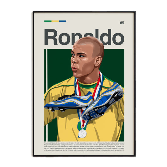 Ronaldo R9 Brazil Print