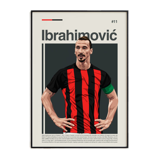 Zlatan Ibrahimović Milan Print
