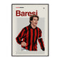 Franchino Baresi Milan Print