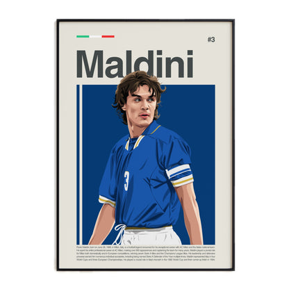 Paolo Maldini Italy Print