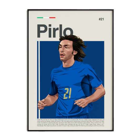 Andrea Pirlo Italy Print
