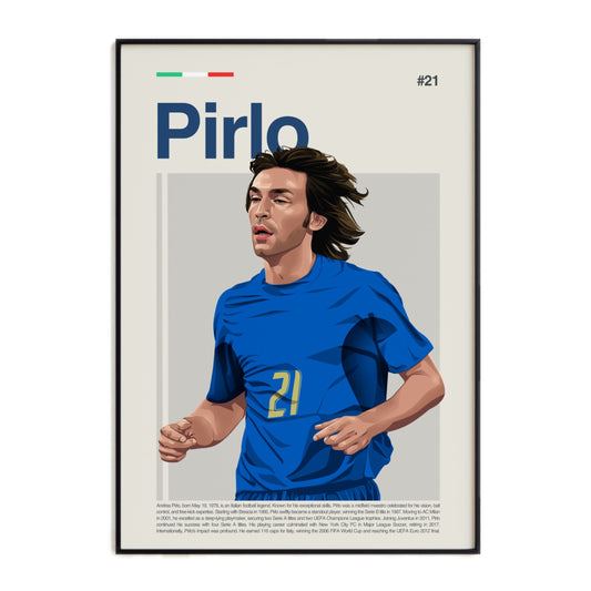 Andrea Pirlo Italy Print