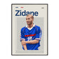 Zinedine Zidane France Print