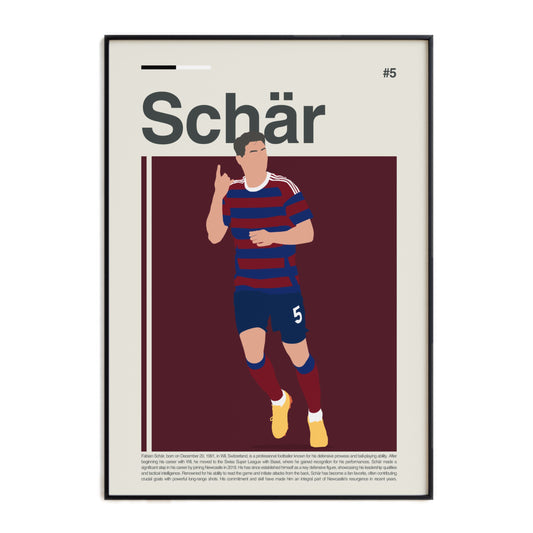 Fabian Schär Newcastle Print