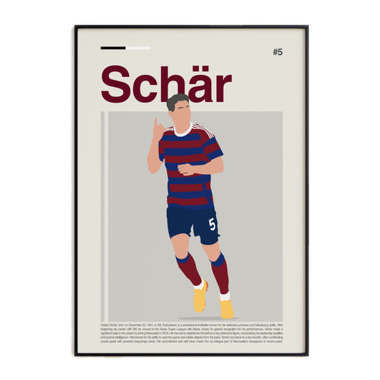 Fabian Schär Newcastle Print