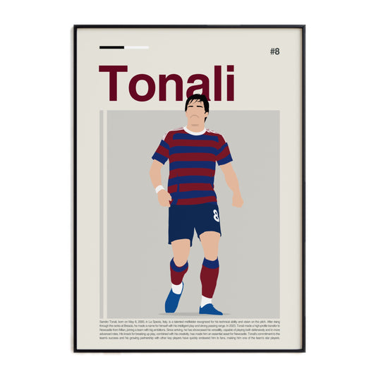 Sandro Tonali Newcastle Print