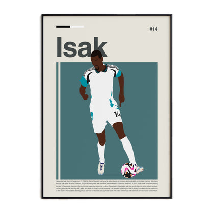 Alexander Isak Newcastle Print