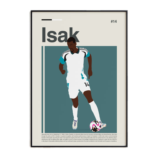 Alexander Isak Newcastle Print