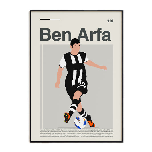 Hatem Ben Arfa Newcastle Print