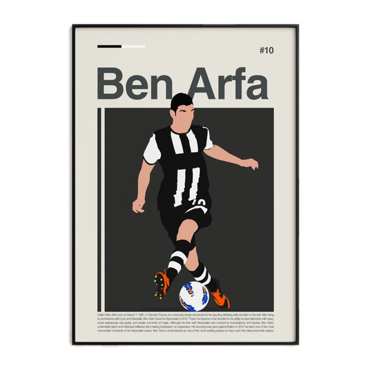 Hatem Ben Arfa Newcastle Print