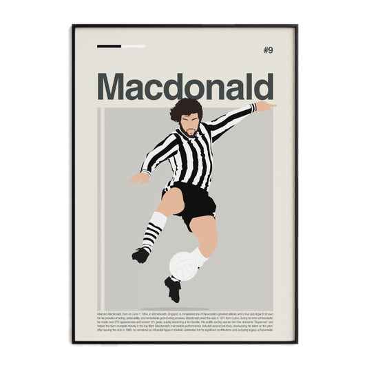 Malcolm Macdonald Newcastle Print