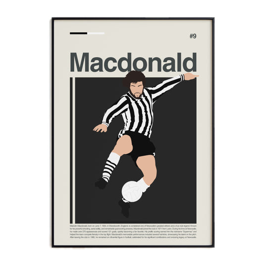 Malcolm Macdonald Newcastle Print