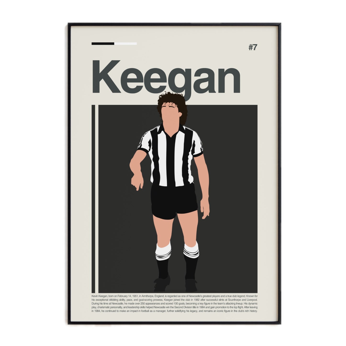 Kevin Keegan Newcastle Print