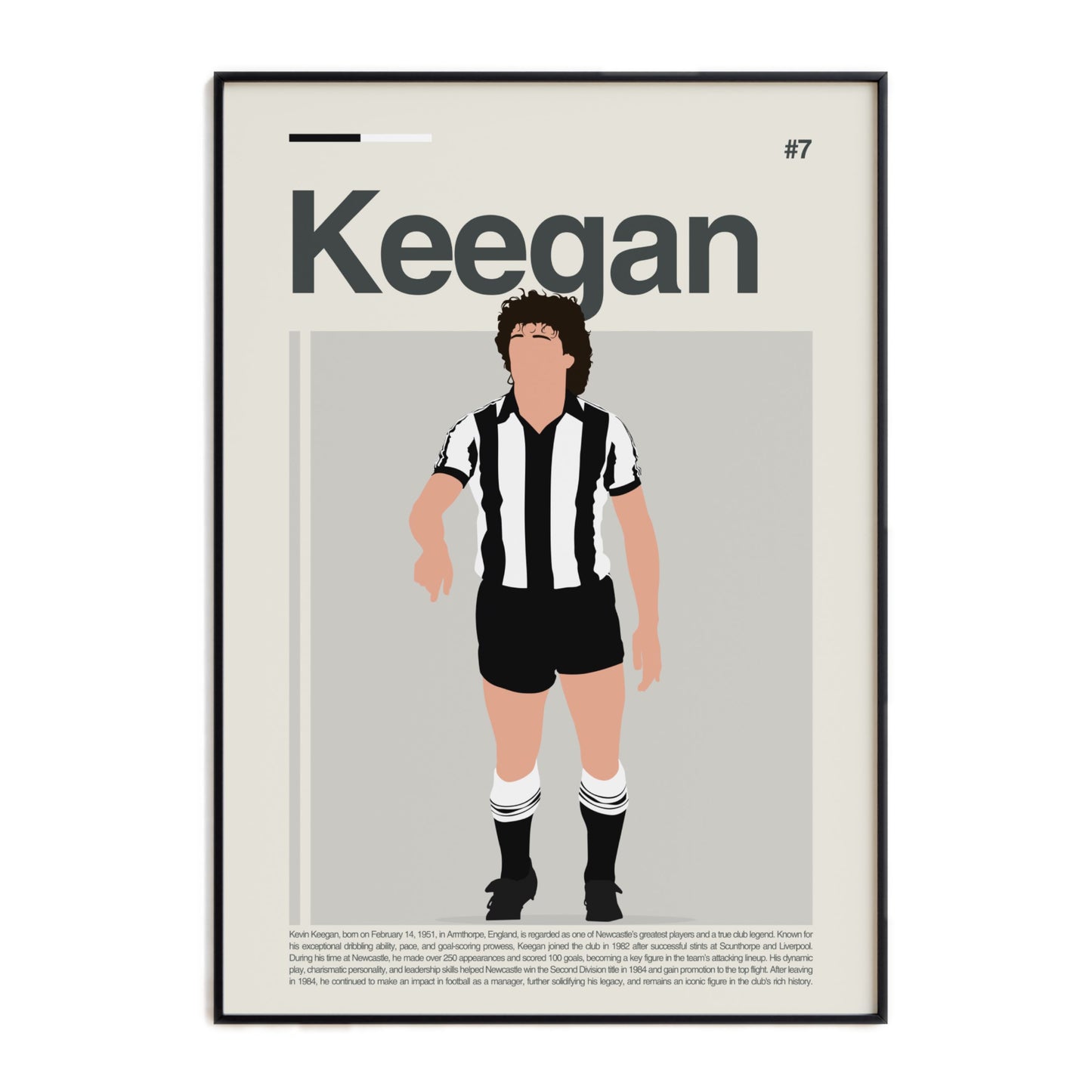 Kevin Keegan Newcastle Print