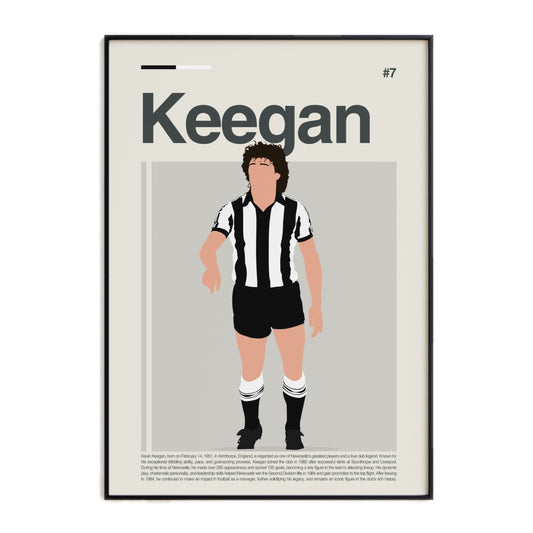 Kevin Keegan Newcastle Print