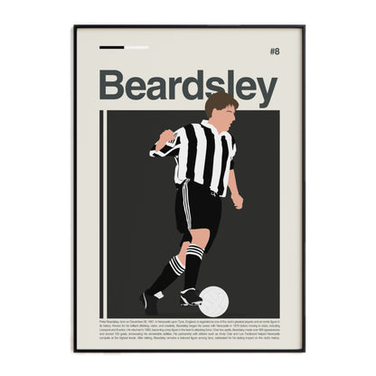 Peter Beardsley Newcastle Print