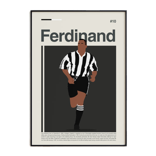Les Ferdinand Newcastle Print