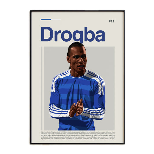 Didier Drogba Chelsea Print