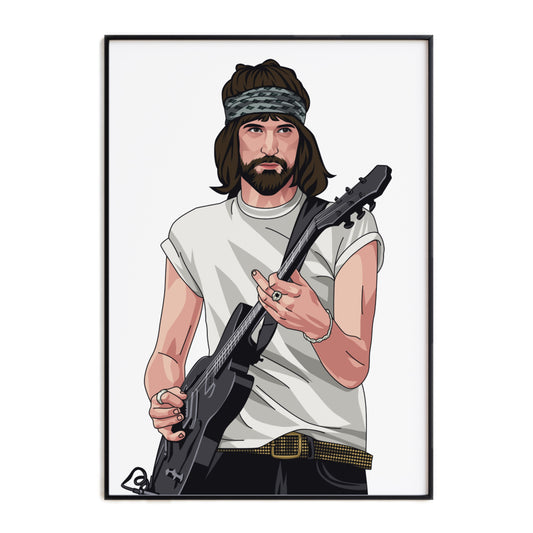 Serge Pizzorno Kasabian Print