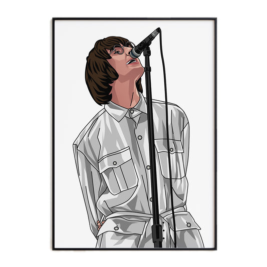Liam Gallagher Knebworth 1996 Print