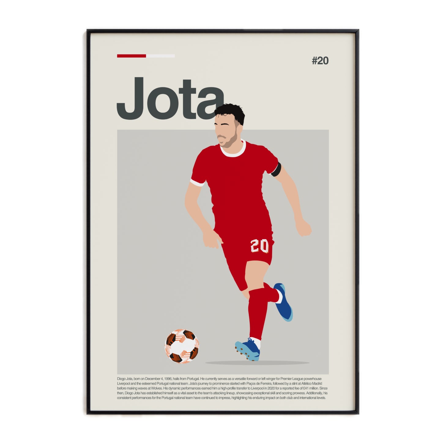 Diogo Jota Liverpool Print