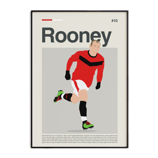 Wayne Rooney Man United Print