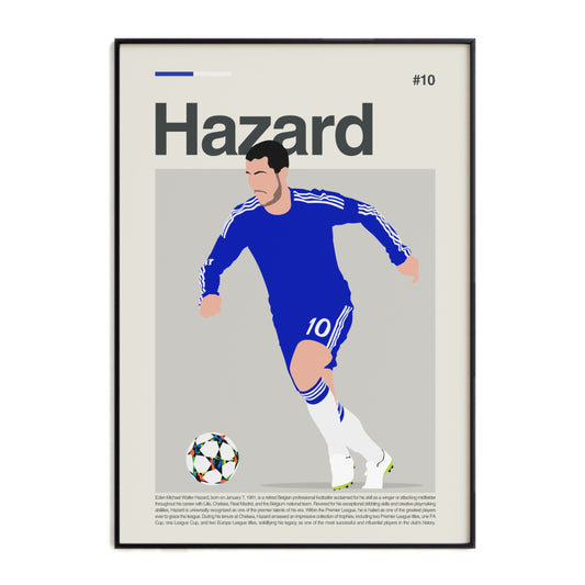 Eden Hazard Chelsea Print