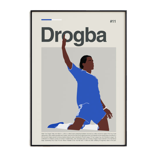 Didier Drogba Chelsea Print