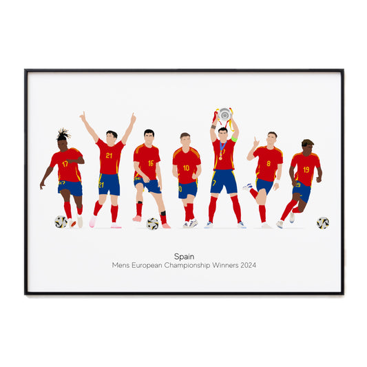 Spain Euro Champions 2024 Print