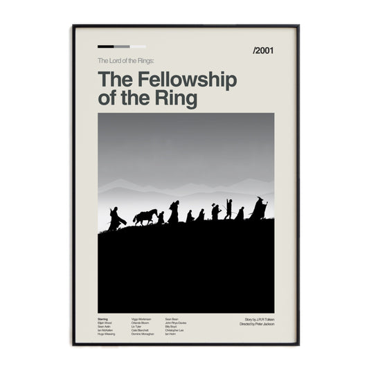 The Lord of the Rings: The Fellowship of the Ring Film Poster